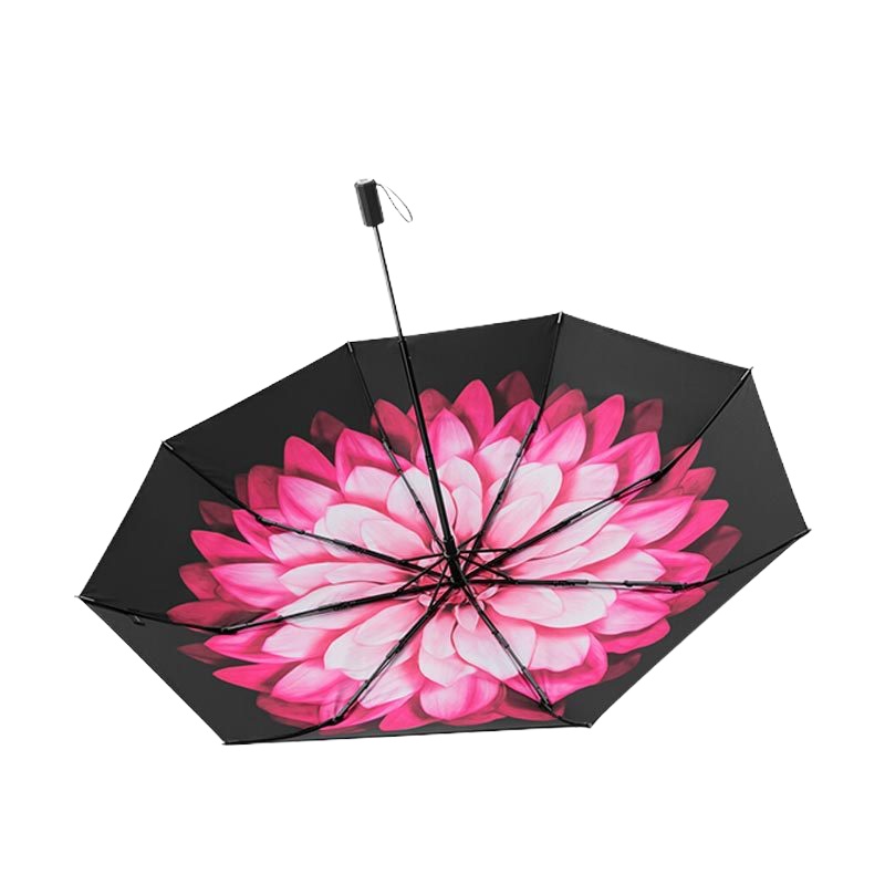 蕉下防晒小黑伞折叠晴雨伞女防紫外线太阳遮阳伞 莲町 莲町-2021