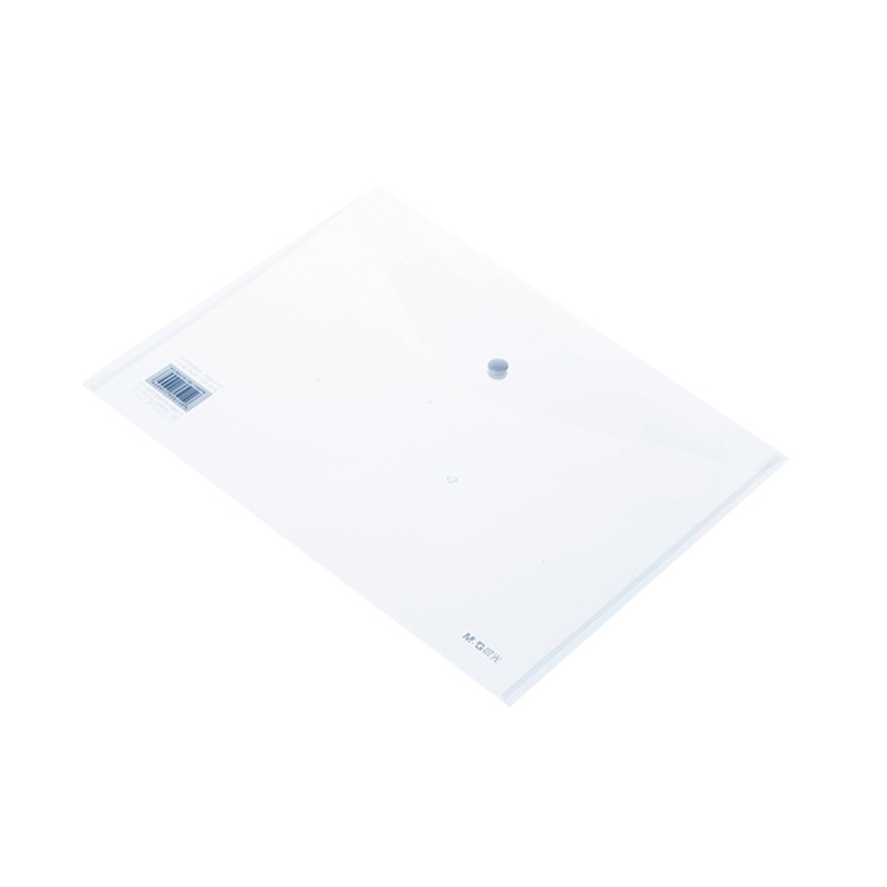 晨光透明按扣文件袋A4 透明白ADM929H6(10个/包)