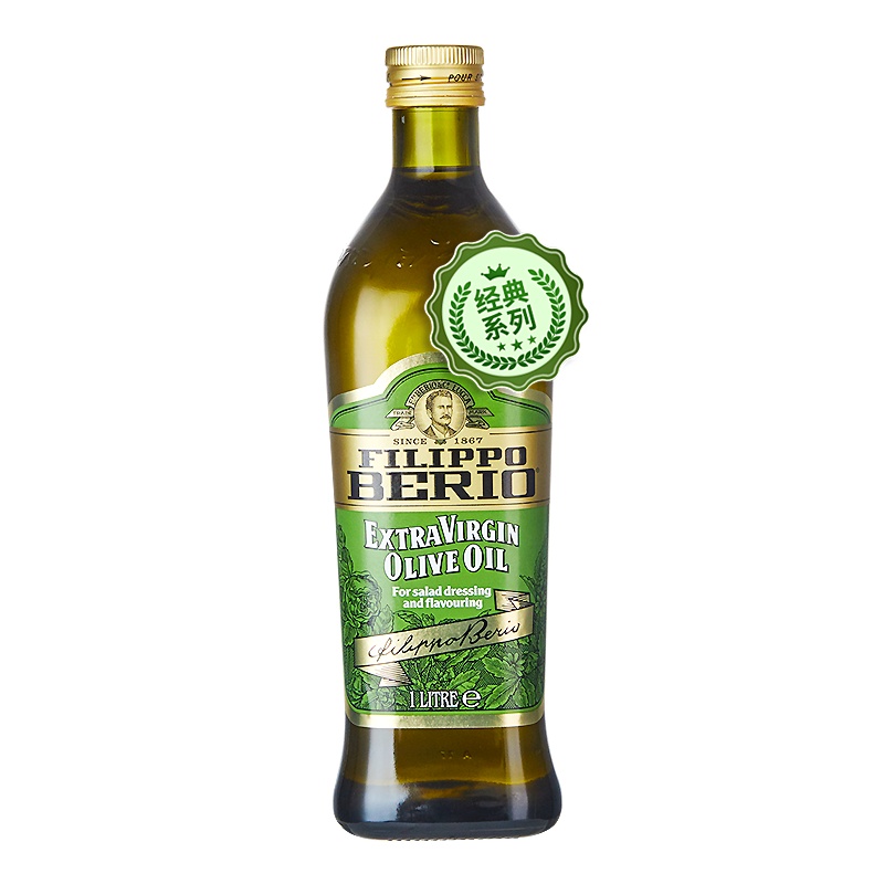 翡丽百瑞特级初榨橄榄油1L瓶装意大利原装进口经典系列
