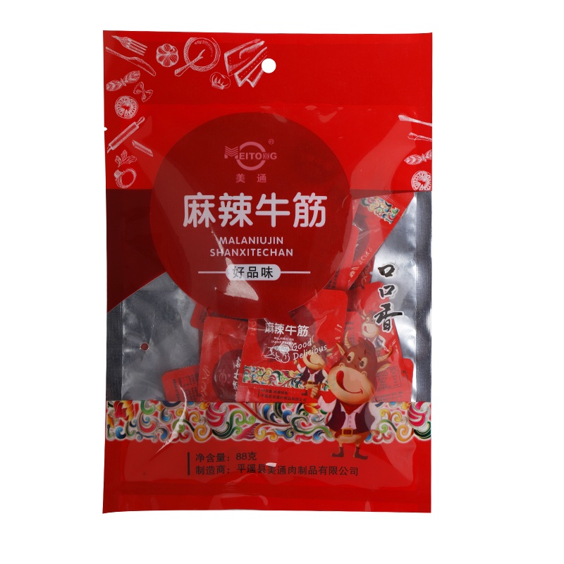 【美通】牛蹄筋88g*1即食泡椒、麻辣味腌制零食熟食小包装