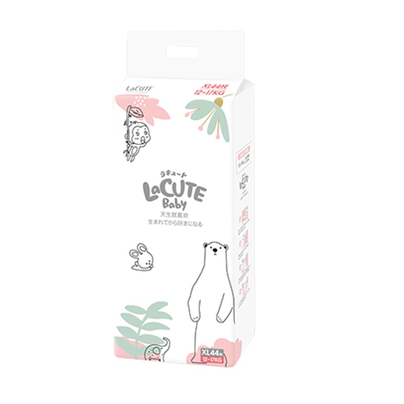 乐可爱森林王子婴儿纸尿裤XL码44片宝宝柔软超薄纸尿裤适用12-17kg