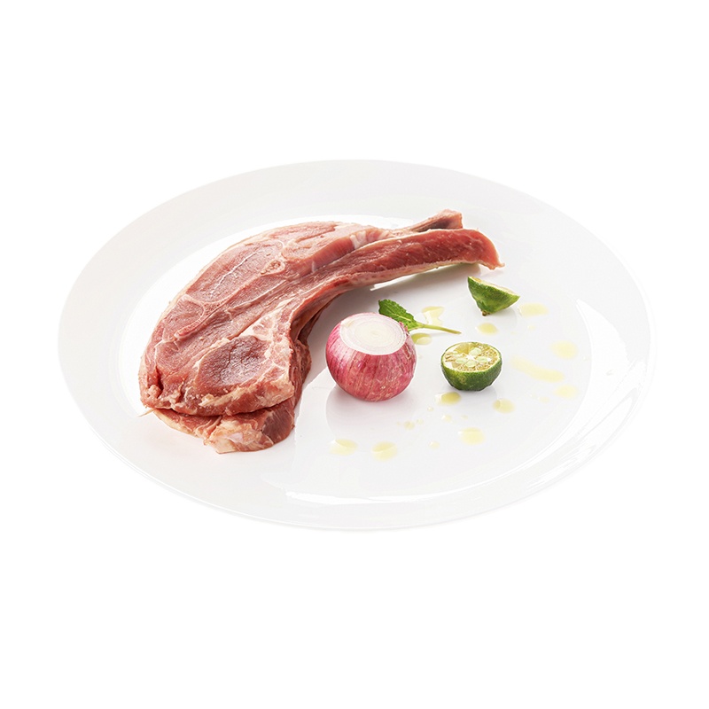 大庄园 新西兰进口羊肉 单骨法式羊排500g/袋(约3片)*3袋 原切法式羔羊排肩排 生鲜羊肉 非调理烧烤食材