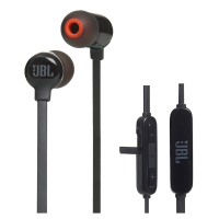 JBL T110BT 运动蓝牙耳机无线跑步入耳塞式线控耳机低音挂耳式(BM)