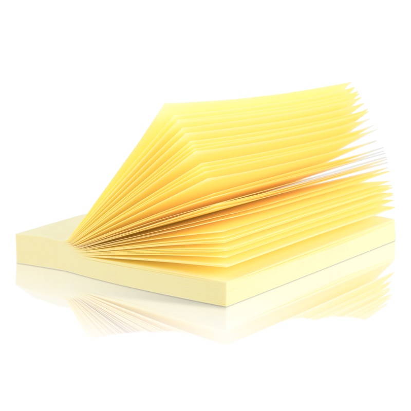 得力7156便利贴标贴便签纸彩色记事贴76*76mm便利贴备忘便条纸告示贴5包装