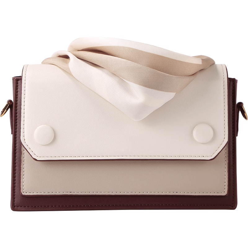 妙迪2019新款ins风丝巾豆豆包女ck18DY89179时尚百搭斜挎包小包包