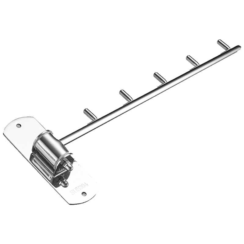 不锈钢拉丝活动旋转毛巾杆毛巾架卫生间浴室厕所毛巾挂钩安心抵