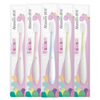 纳美 纳米3~12岁儿童系列XS刷头 儿童牙刷5支装 马卡龙色系颜色随机 宝宝牙刷套装
