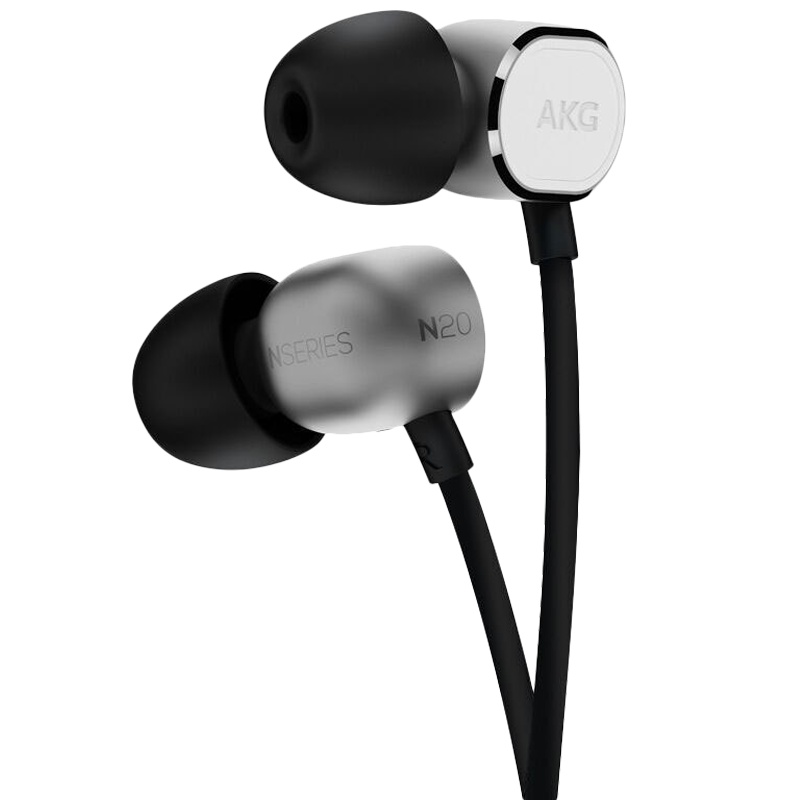 爱科技(AKG)N20U 入耳式HIFI线控带麦有线耳机耳麦 苹果安卓兼容 手机电脑通用 银色