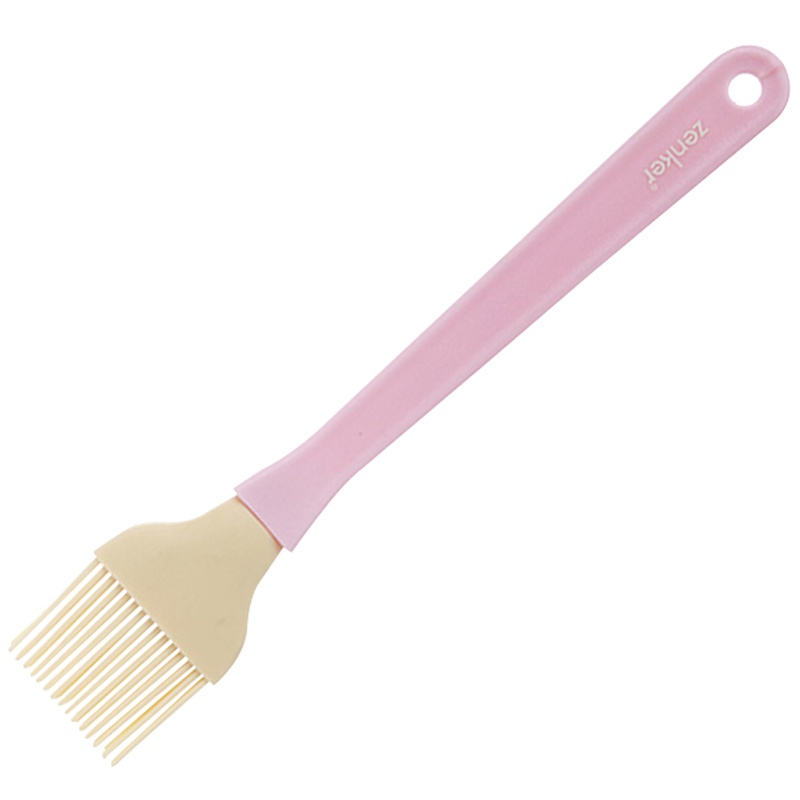 德国Fackelmann法克曼硅胶刷 烧烤刷油刷 食品刷 调料刷 耐高温硅胶刷 蛋糕模具 烘焙工具25cm(颜色随机)