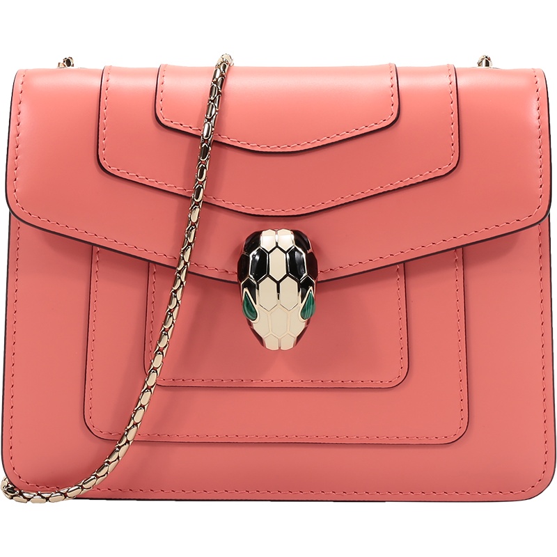 BVLGARI 宝格丽 女士SERPENTI FOREVER系列牛皮蛇头扣手提单肩斜挎包 288700