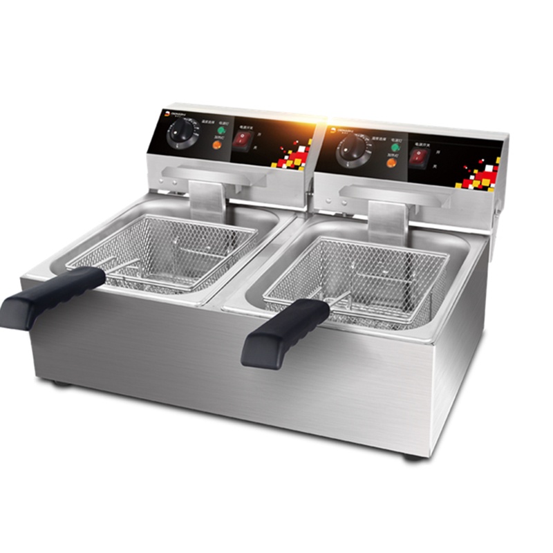 德玛仕 DEMASHI 电炸炉商用 小吃电炸炉油炸锅油炸机油炸炉 电炸锅商用炸薯条炸串机炸鸡柳设备 L-102A