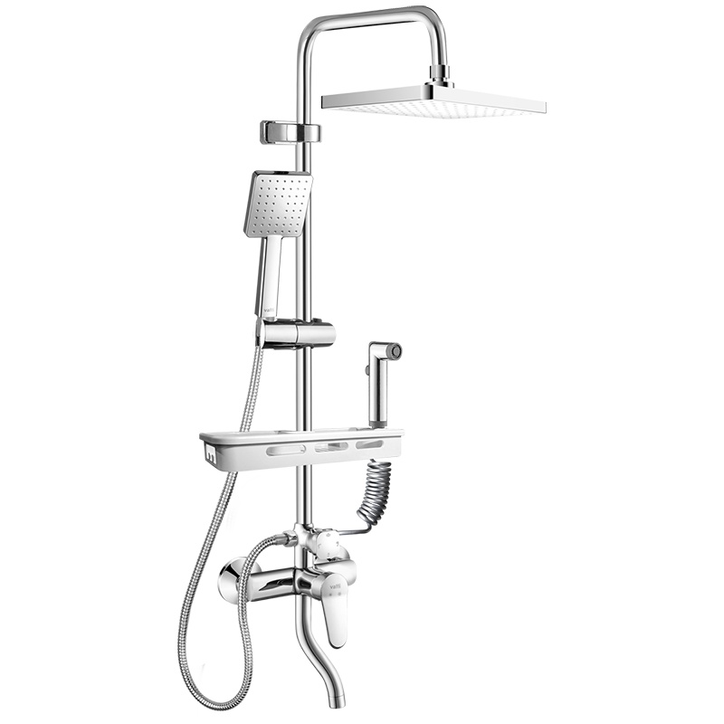 华帝(VATTI)花洒淋浴器卫浴黄铜主体龙头巨幕淋浴花洒套装增压花洒喷头手持花洒套装 喷枪花洒套装