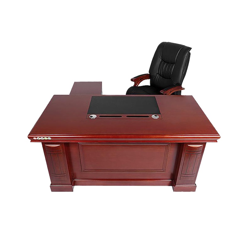 【理政】油漆办公桌 现代中式 油漆办公桌 办公台 老板大班台 经理桌
