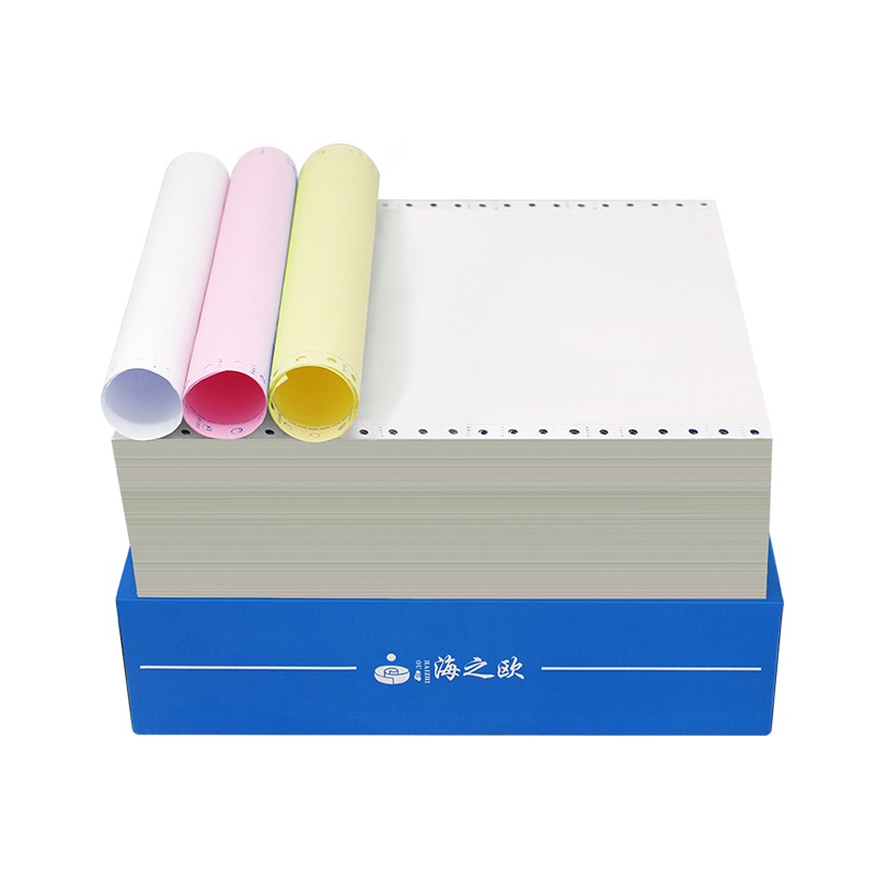 海之欧HAIZHIOU241-3联3等份241-3-3电脑打印纸3层连续打印纸 1000页/包 单包