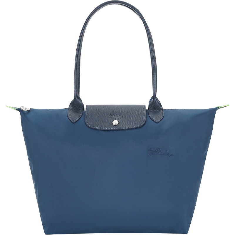 珑骧 LONGCHAMP 女士 LE PLIAGE GREEN大号织物长柄可折叠手提单肩包饺子包1899 919