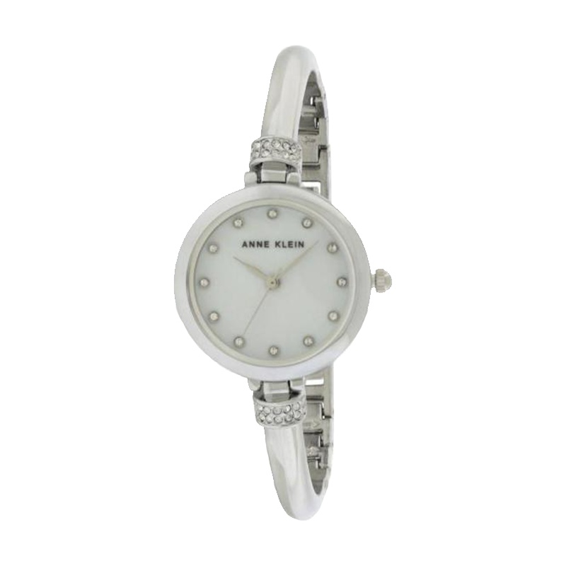 安妮克莱因（ANNE KLEIN）魅力潮流系列贝母表盘简约时尚经典手镯式石英女表AK2841BAGT