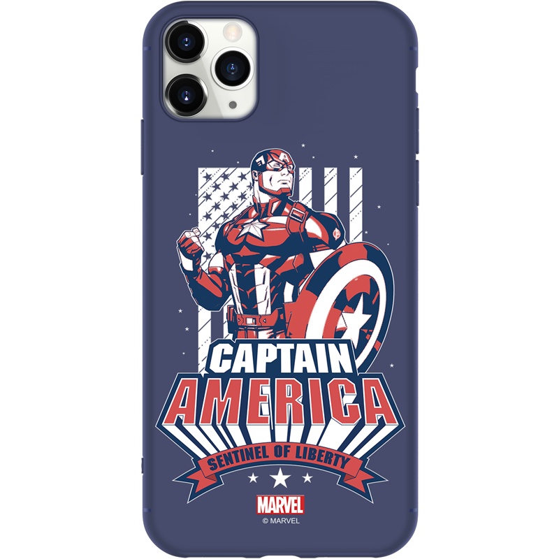 漫威优加苹果11手机壳硅胶防摔11Pro保护套超薄ins风网红卡通抖音同款摄像头全包创意潮男iPhone11ProMax