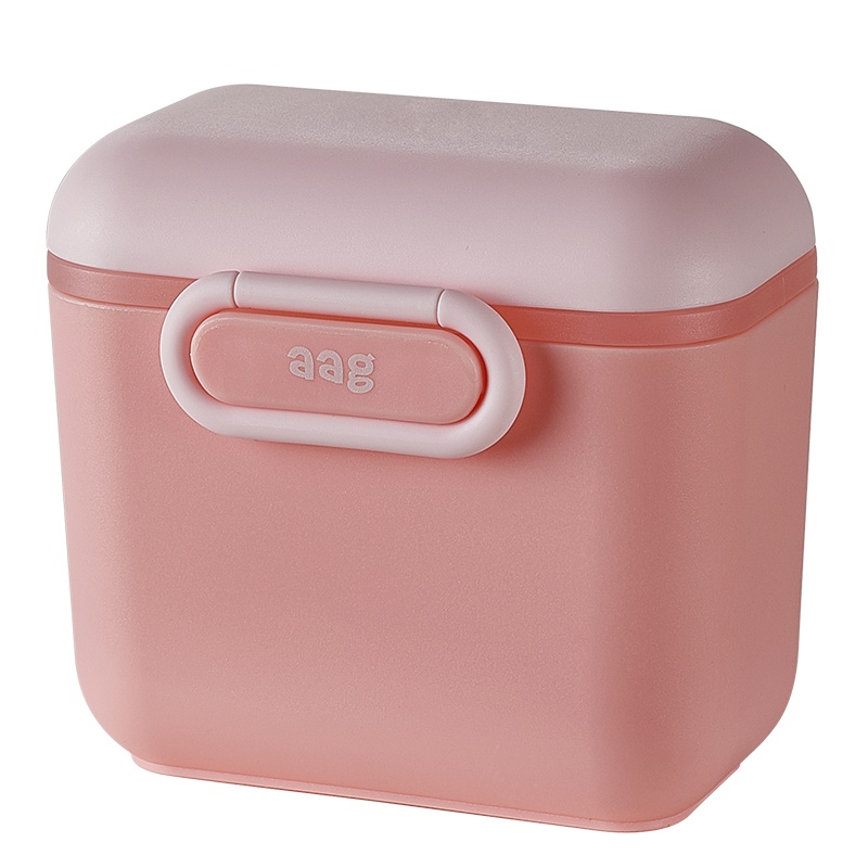 aag婴儿奶粉盒 便携外出分装格大容量米粉盒子辅食储存罐密封防潮暮粉