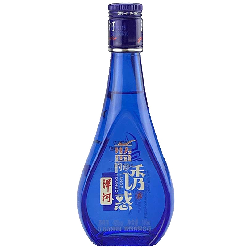 洋河蓝的诱惑蓝瓶42度 100ml 盒装 小瓶酒版食白酒 YangHe 其他