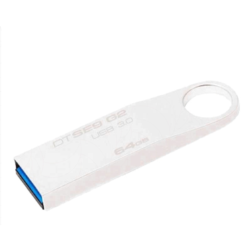 金士顿64gu盘 不锈钢u盘3.0高速迷你超薄u盘64g dt se9g2 个性激光刻字 LOGO定制 艺术签名定制