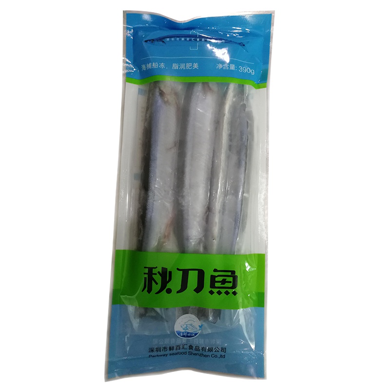渔鲜世海 秋刀鱼390g 袋装 (3-4条)