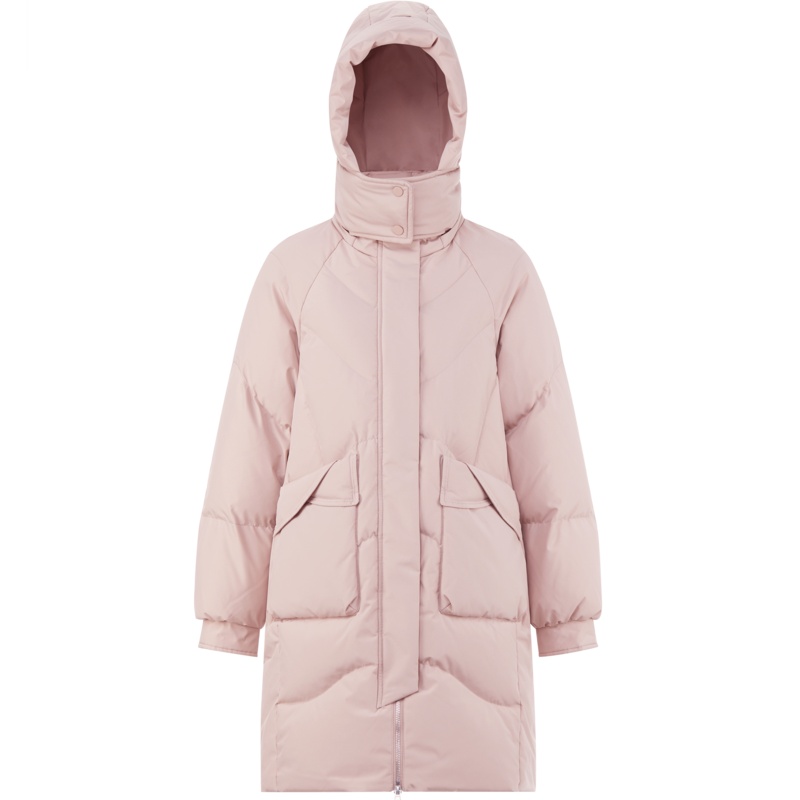 波司登羽绒服女2021年新款创意时尚小廓形舒适简约加厚保暖外套