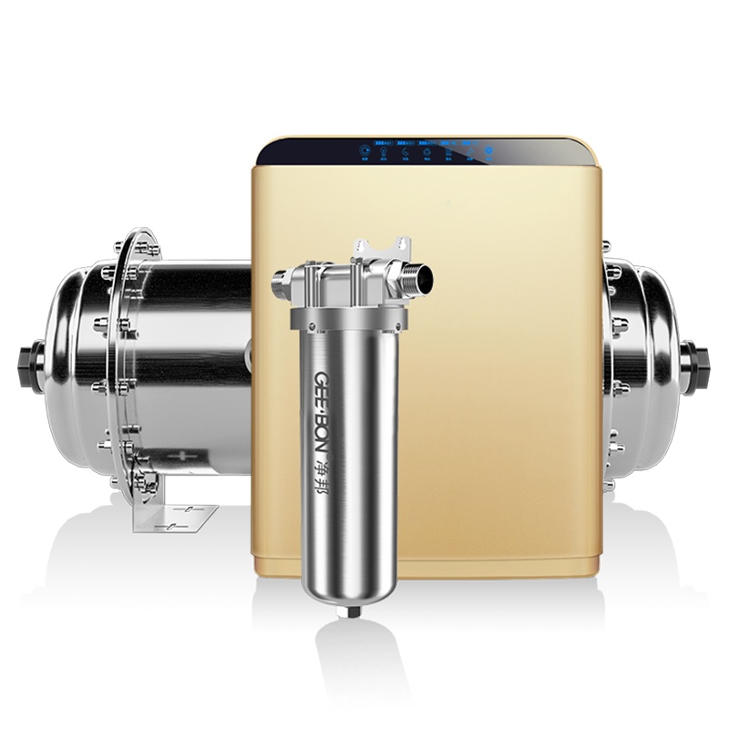 美国净邦 (GEE·BON)净水器家用全屋前置过滤器+中央净水机+反渗透纯水机别墅楼房自来水农村井水用 全屋净饮豪华套装