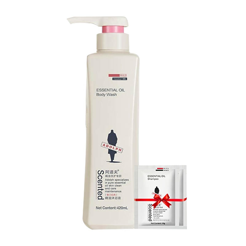 效期23年1月 阿道夫香水沐浴露魅红诱惑精油沐浴原液留香420ml
