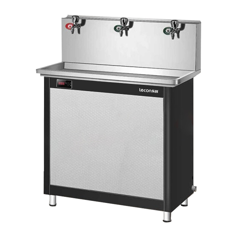 乐创(lecon)商用开水器 学校公司工厂大型不锈钢饮水机 台式一开二温 LC-J-ZY01