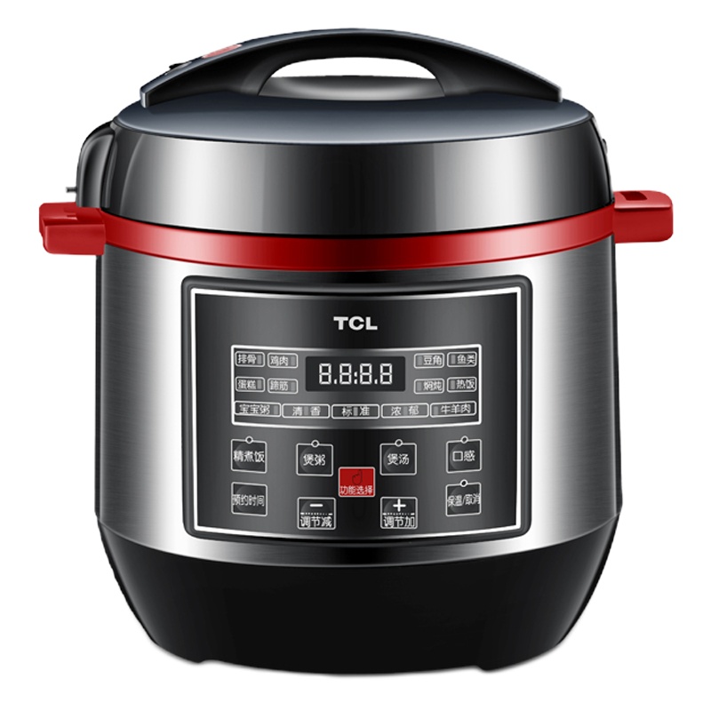 TCL 墨玉电压力锅 TL-JM0509D 电压力锅