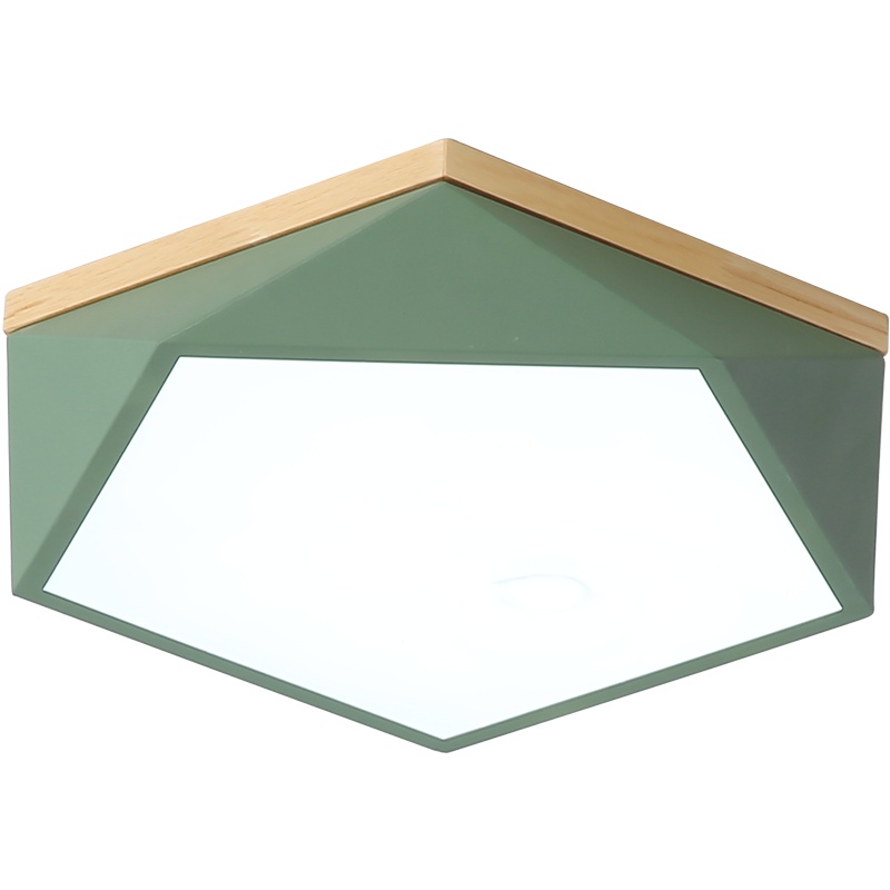 灯稀 北欧卧室吸顶灯现代简约个性温馨客厅餐厅灯几何马卡龙儿童房灯具