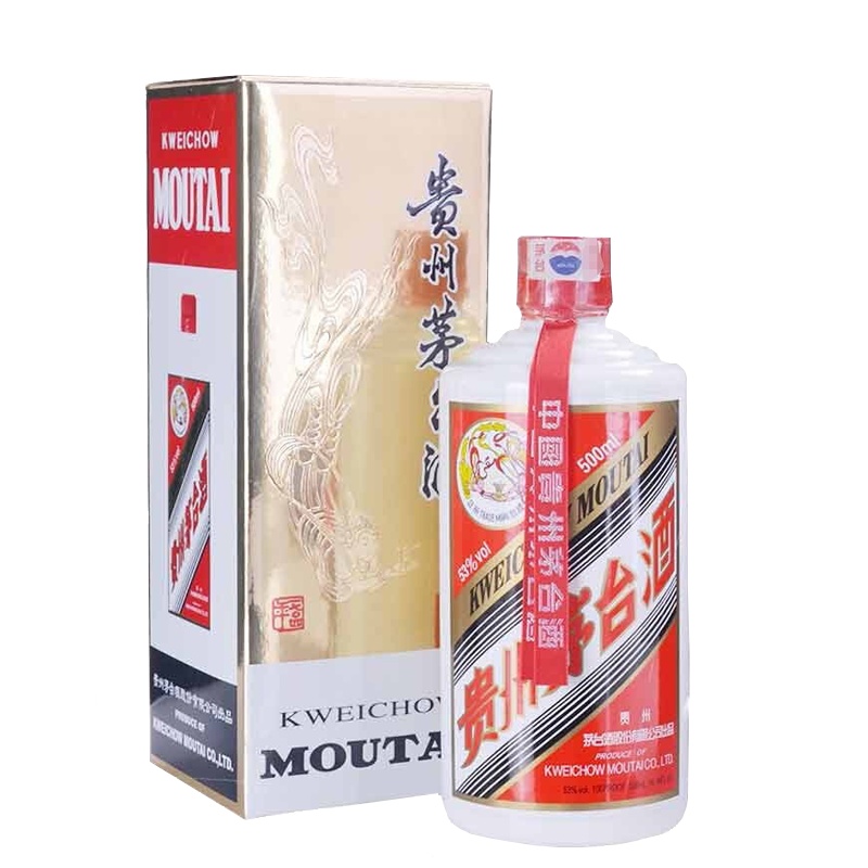 贵州茅台酒 2007年53度500ml 单瓶装酱香型白酒(飞天/五星随机发货)