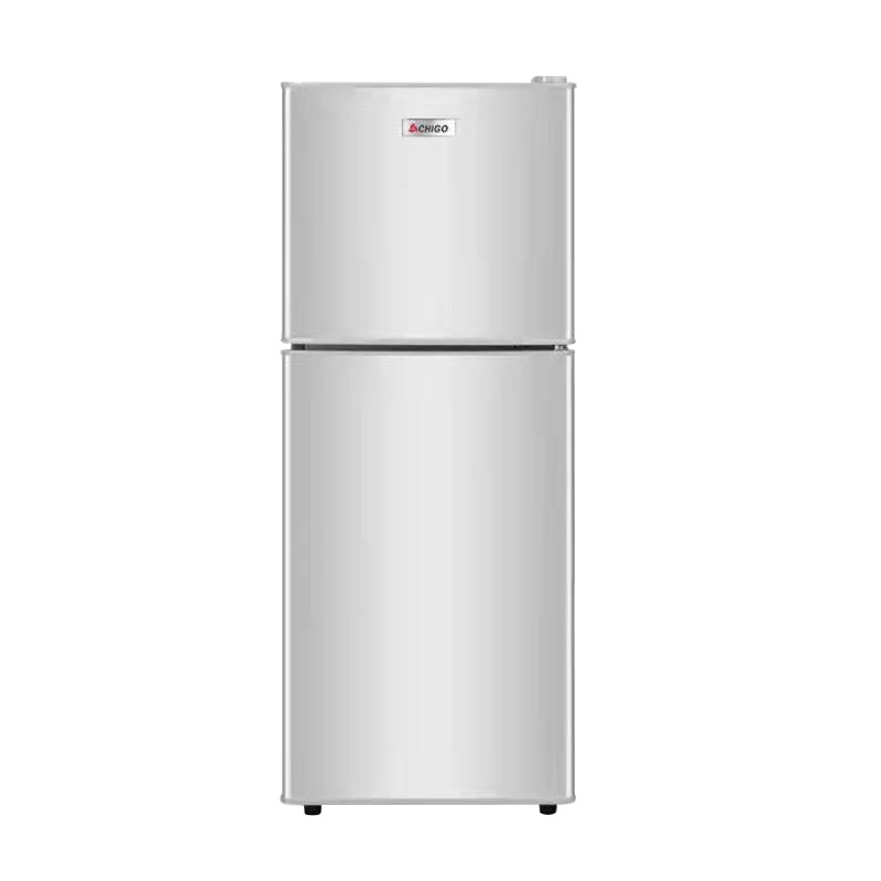 志高(CHIGO) 双门冰箱BCD-135A202D 两门小冰箱 家用冷藏冷冻小型电冰箱(星光银)