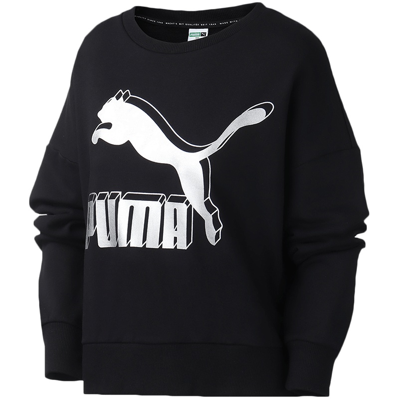 PUMA彪马女装运动服休闲针织圆领卫衣597405