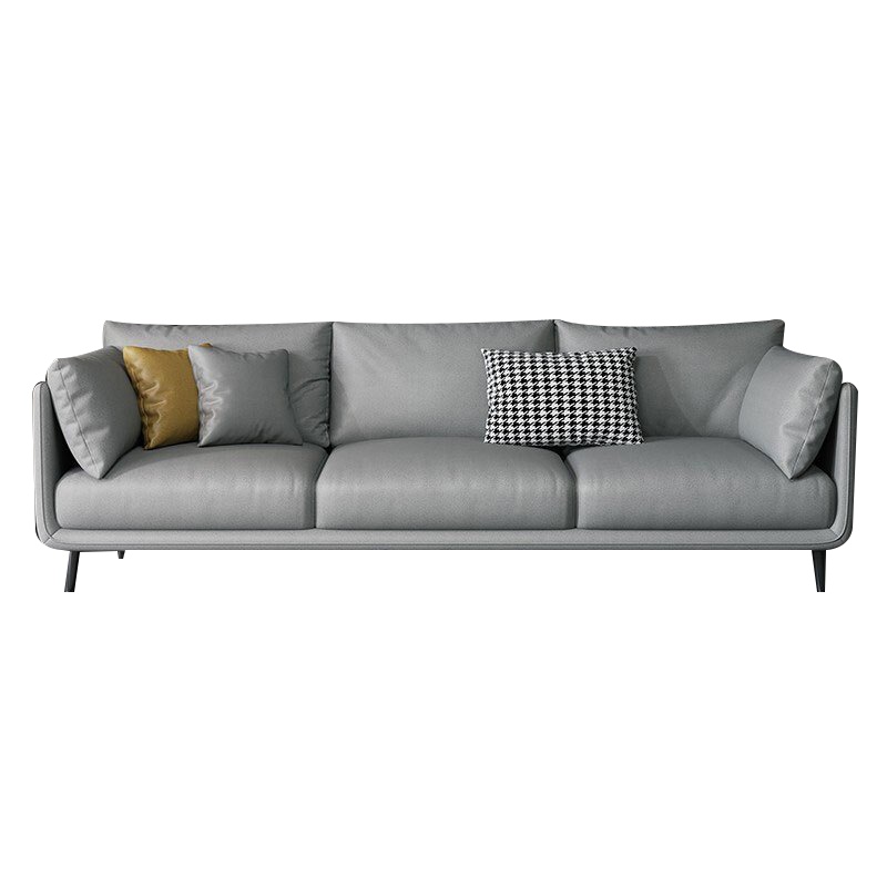 欧宝美 北欧现代简约轻奢免洗科技小户型ins风客厅乳胶布艺沙发免洗整装