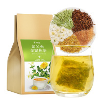 青源堂牌蒲公英整根金银花玉米须菊花茶桂花胎菊90克*2