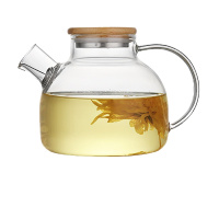 凉水壶玻璃家用冷水壶储水杯具套装创意泡茶壶透明日式凉壶 封后 1000