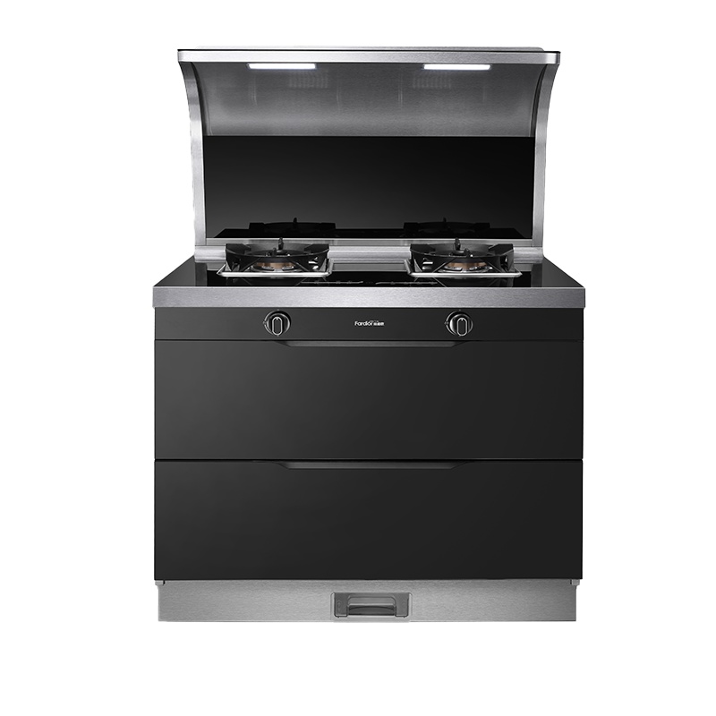 Fardior法迪欧集成灶一体灶家用保洁柜烘干柜燃气灶油烟机一体灶 JJZY-90XR-A1