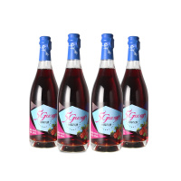 5果精酿红树莓气泡酒4度500ml*4瓶