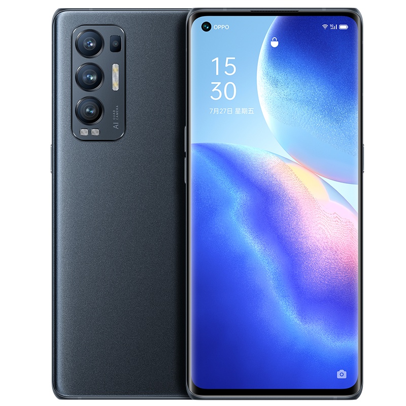 OPPO Reno5 Pro+ 5G手机 浮光夜影 8GB+128GB 全网通 65W闪充 传感器IMX766 骁龙865 轻薄机身拍照美颜游戏智能手机