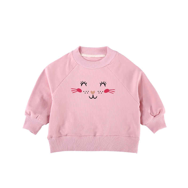 龙之涵(LONGZHIHAN)儿童卫衣女童上衣2020新款秋装童装宝宝长袖圆领休闲装儿童卫衣