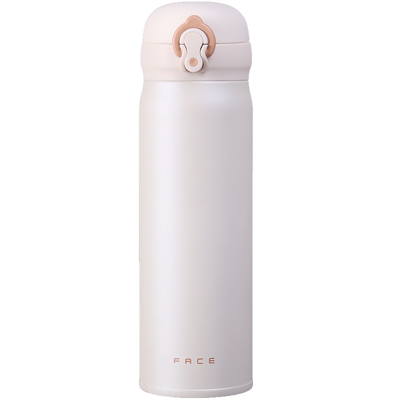 Face保温杯 FB-105 450ml 316不锈钢 一键开启方便快捷 男女士学生通用网红便携杯子 少女心轻便防摔水杯