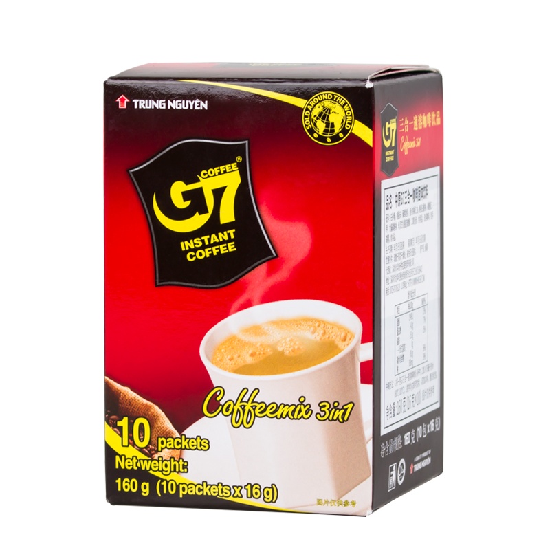 越南中原G7三合一速溶咖啡160g