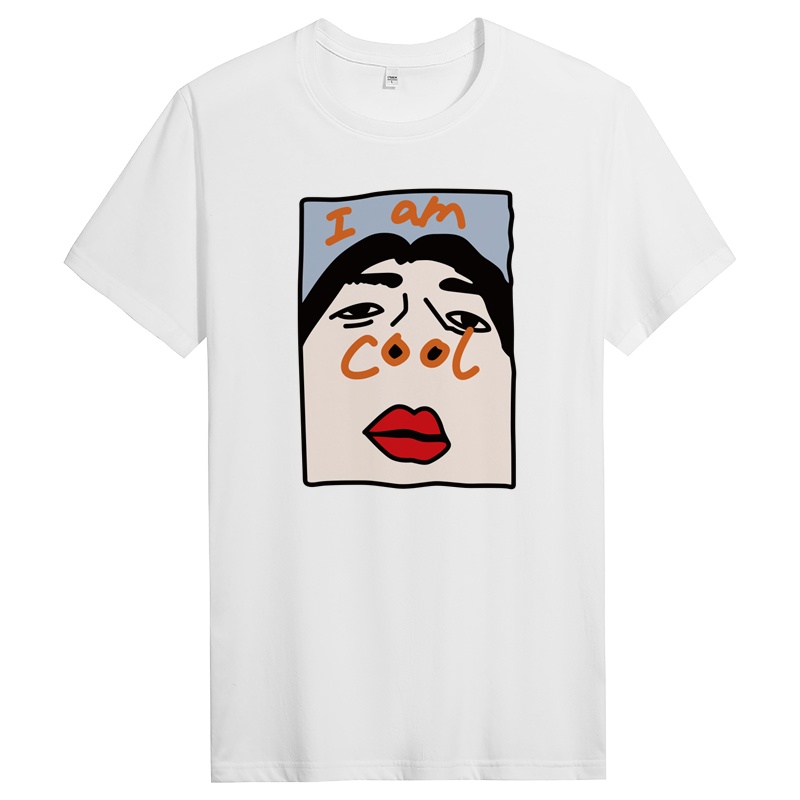 男短袖夏季纯棉T恤青年潮牌上衣服修身半袖 DT10055