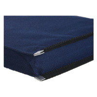 齐心 大容量牛津布双格文件袋/资料袋 B4 底部摊开式 蓝色 A1670