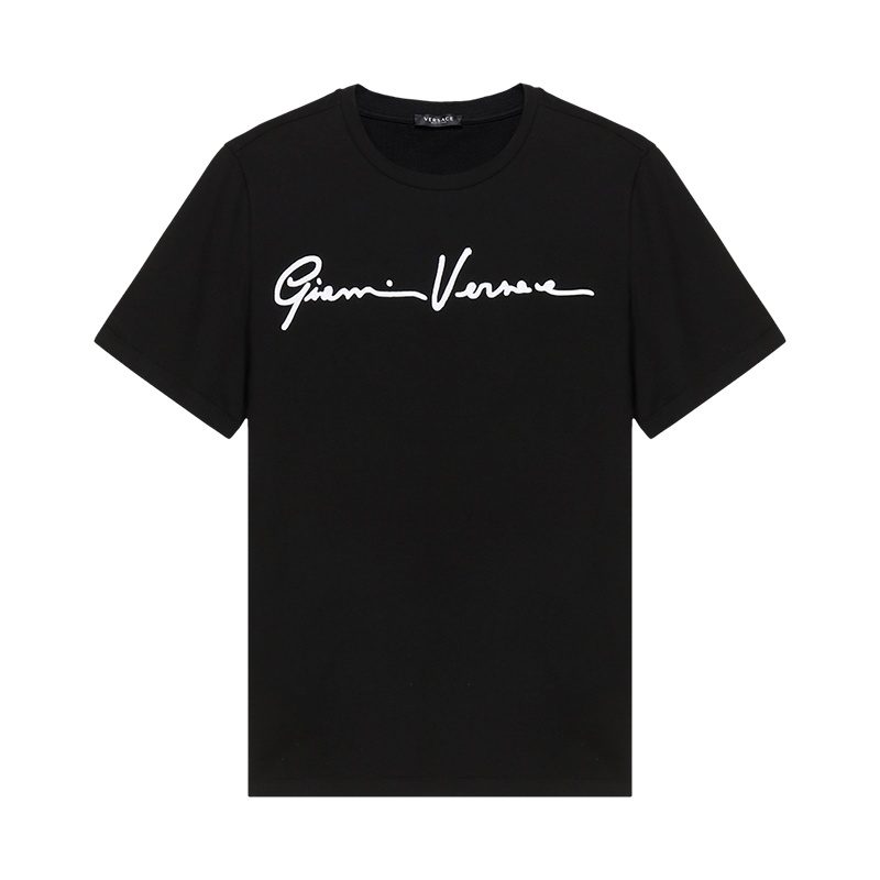 VERSACE 范思哲 送女友 女士 棉质圆领短袖T恤 A85757 A228806