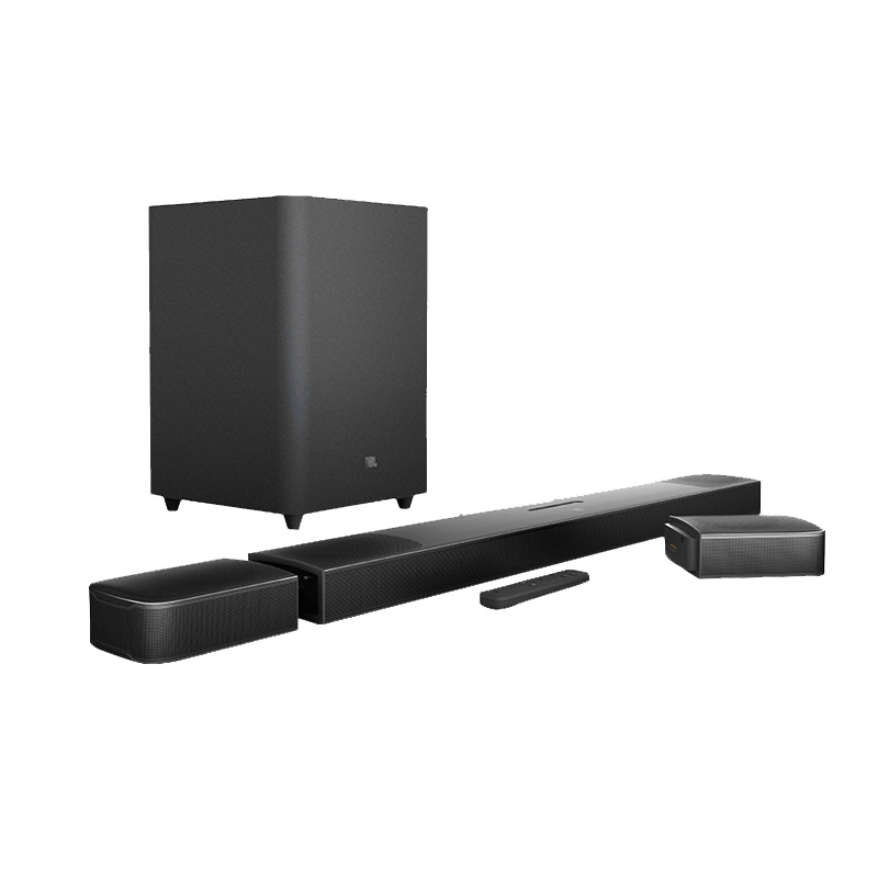 JBL BAR9.1无线蓝牙5.1.4家庭影院音响套装家用电视客厅3D环绕天空扬声器杜比全景声4K传输回音壁音箱无线环绕