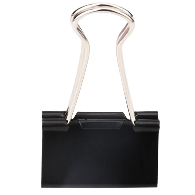 得力 长尾票夹 黑色 9545(2盒 19mm/24只装)