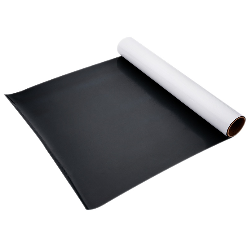 得力(deli)软白板自粘背胶涂鸦办公家用吸磁可擦写挂式移动白板贴写字墙贴 900*1200mm(覆背胶) 8717