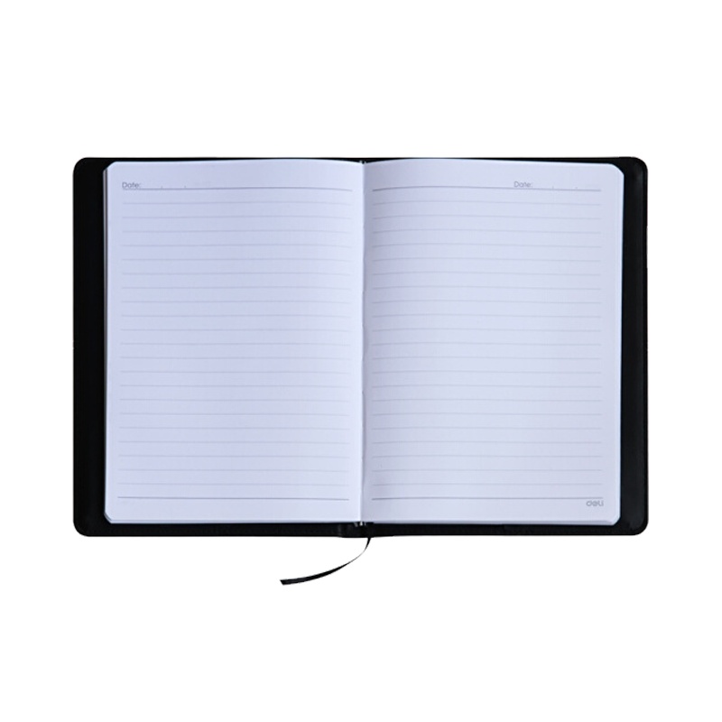 得力 3324 记事本-25K-205mm*143mm-112张3本 (黑)